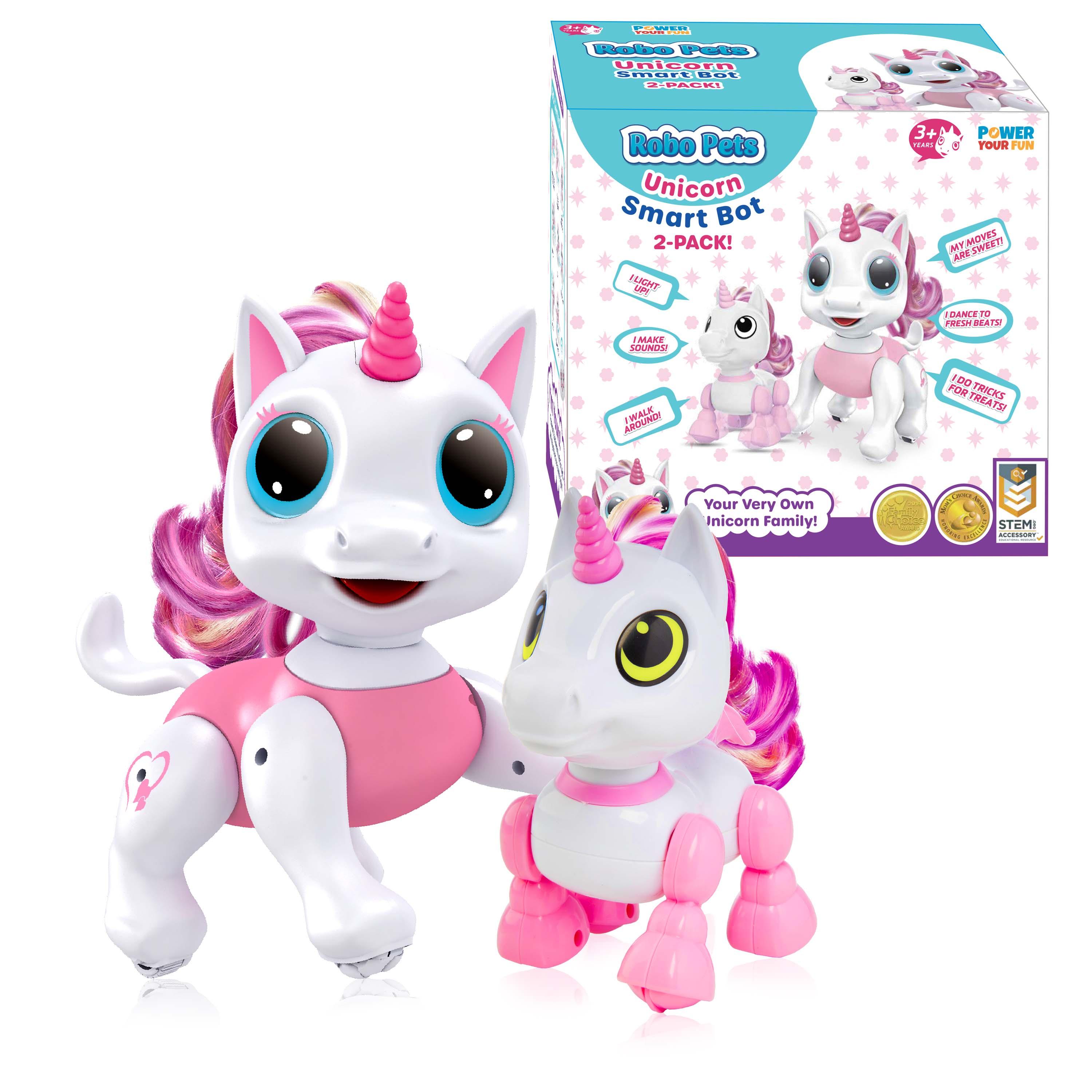 Power Your Fun Robo Pets Unicorn Toys 2pk - poweryourfun