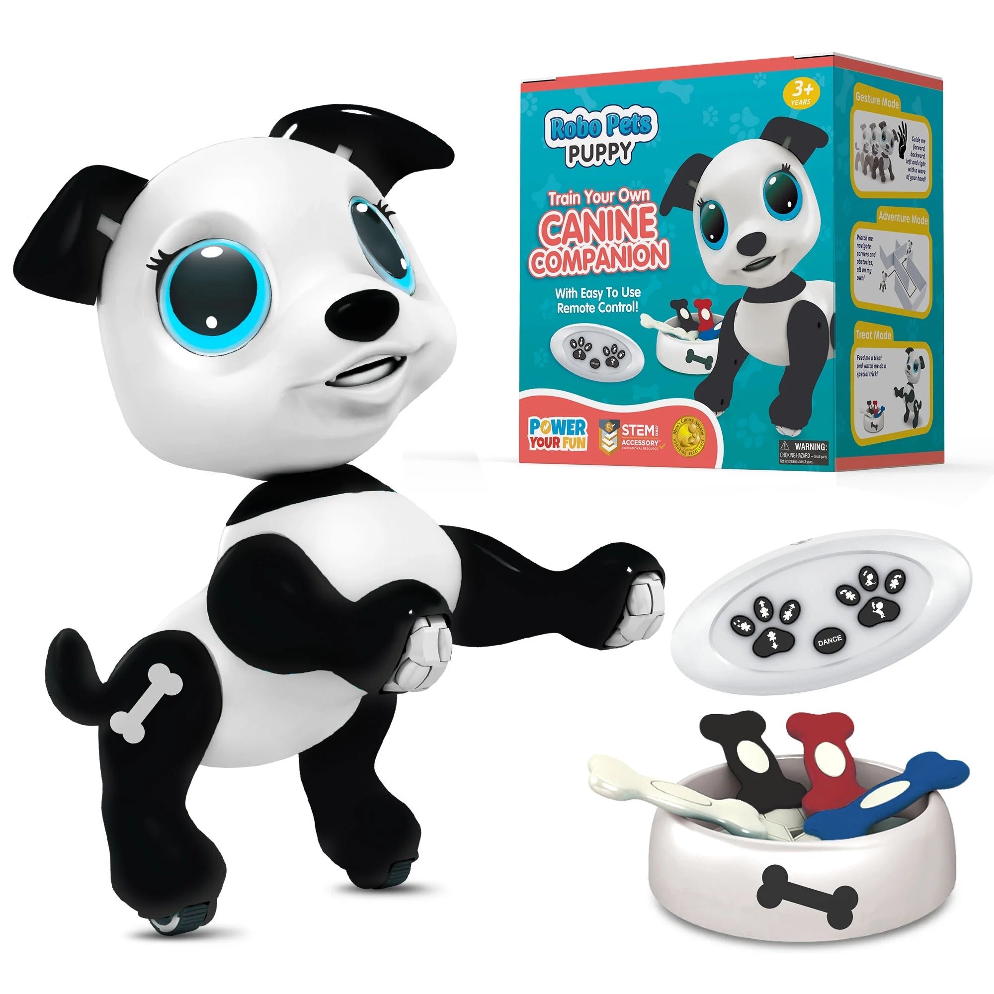 USA Toyz Robo Pets Puppy - Black