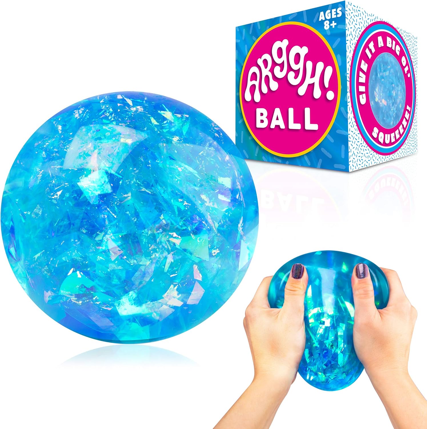 Power Your Fun Arggh! Medium Glitter Stress Ball