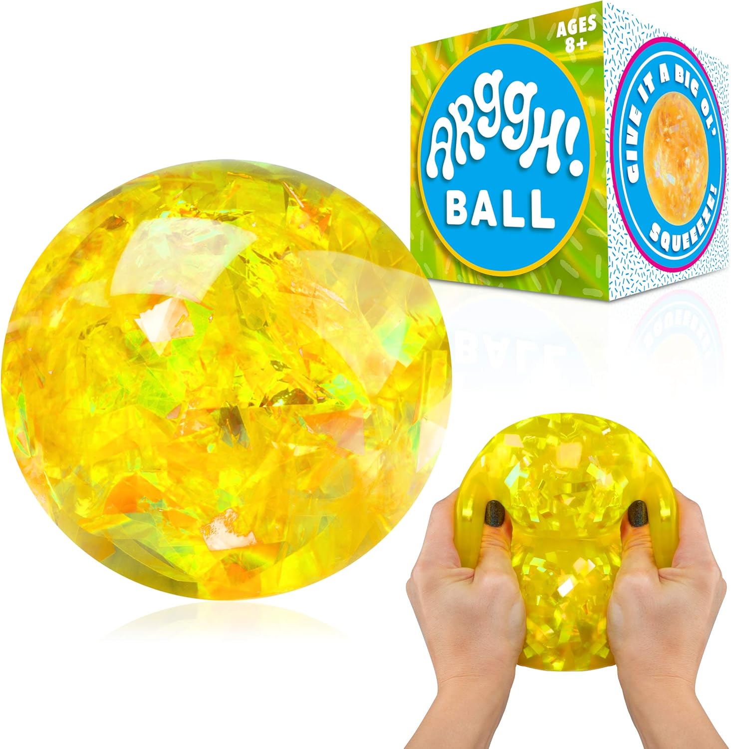 Power Your Fun Arggh! Medium Glitter Stress Ball