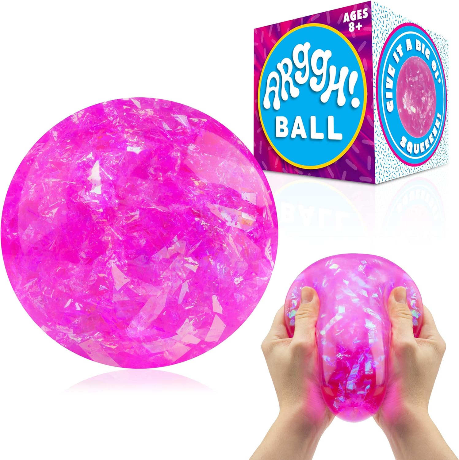 Power Your Fun Arggh! Medium Glitter Stress Ball