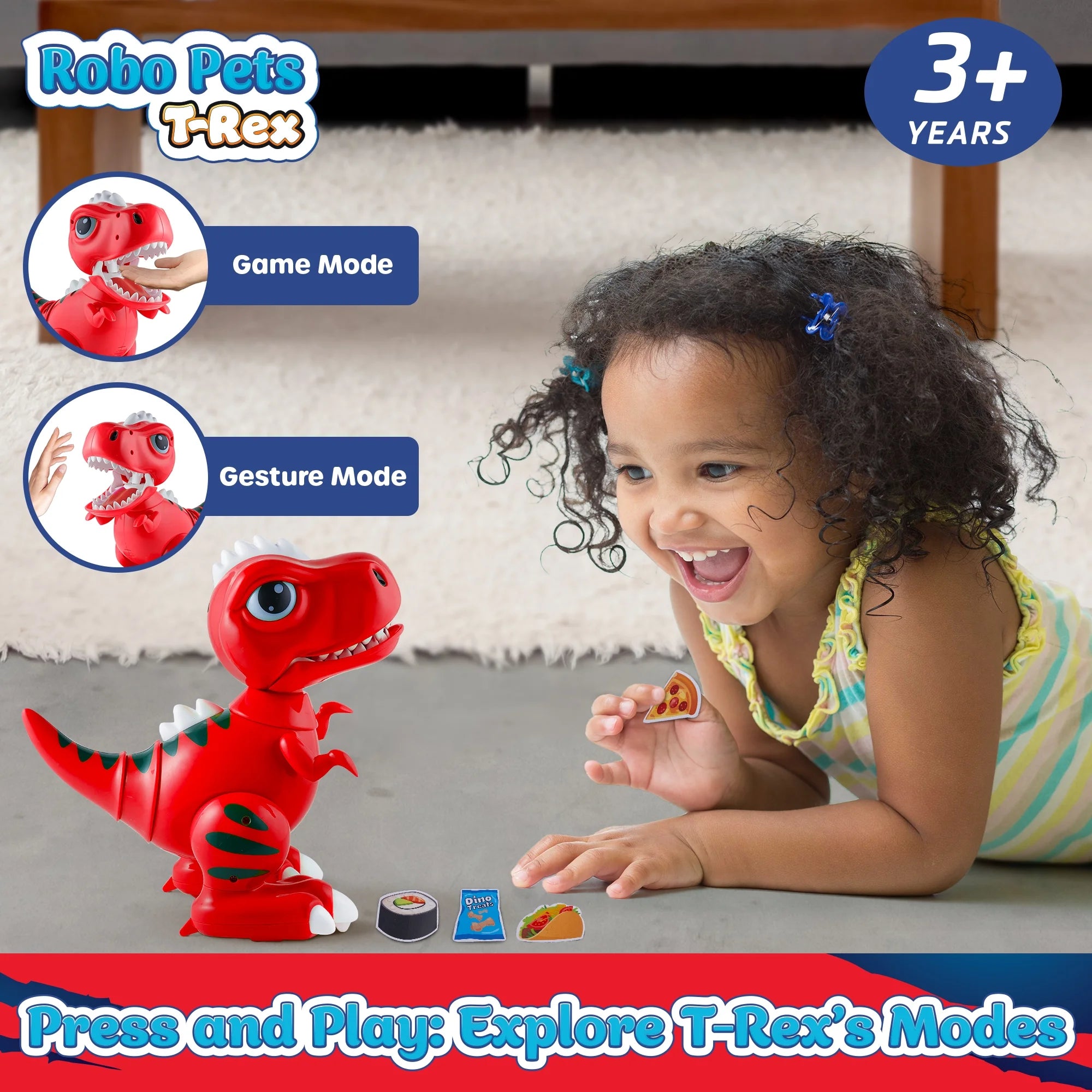USA Toyz Robot Pets T-Rex Dinosaur Toy - Red USA Toyz Robot Pets T-Rex Dinosaur Toy - Red