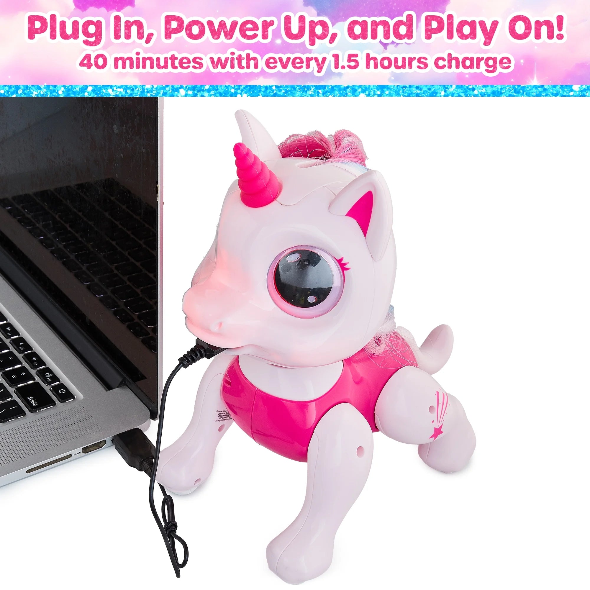 USA Toyz RC Unicorn Robo Pets - Pink