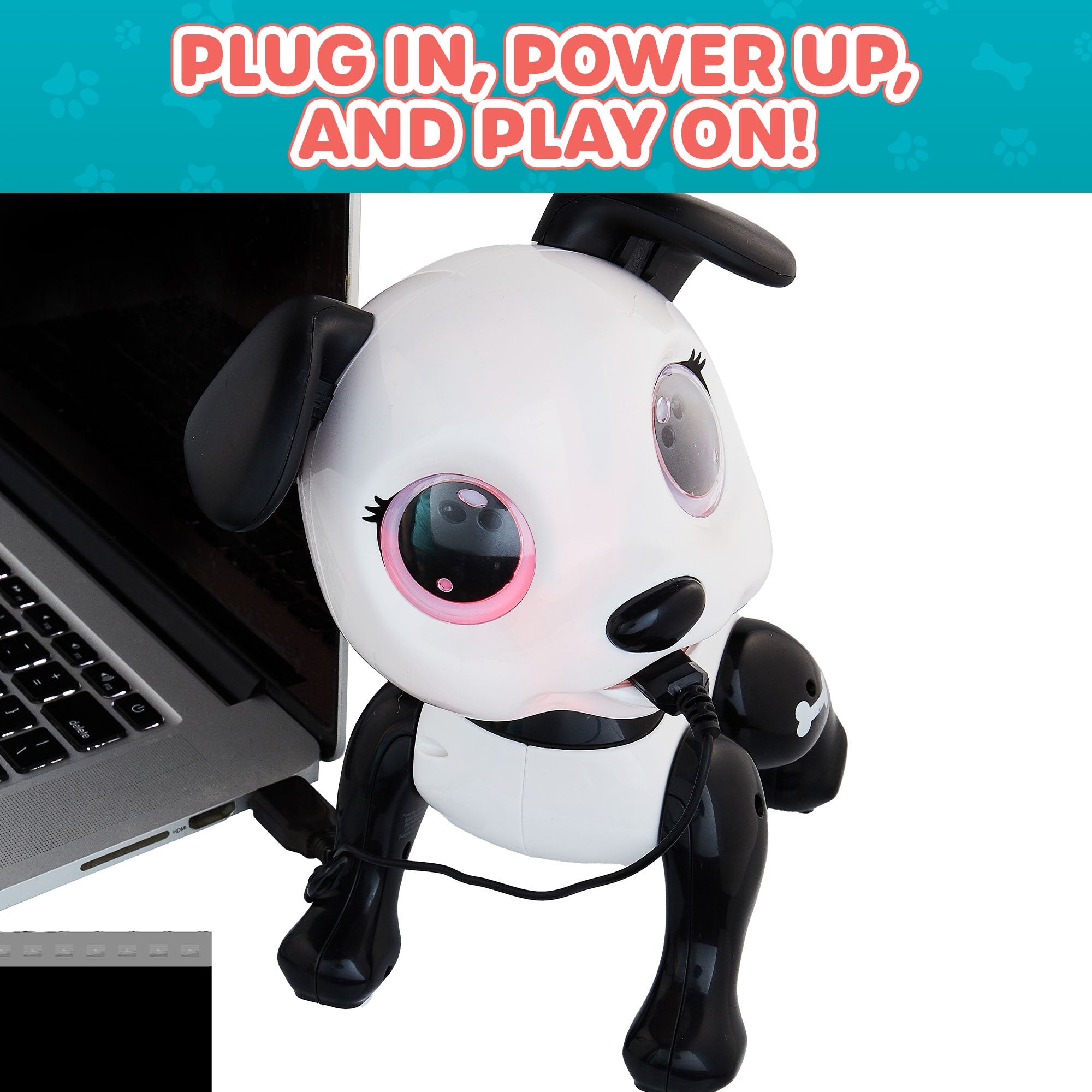 USA Toyz Robo Pets Puppy - Black