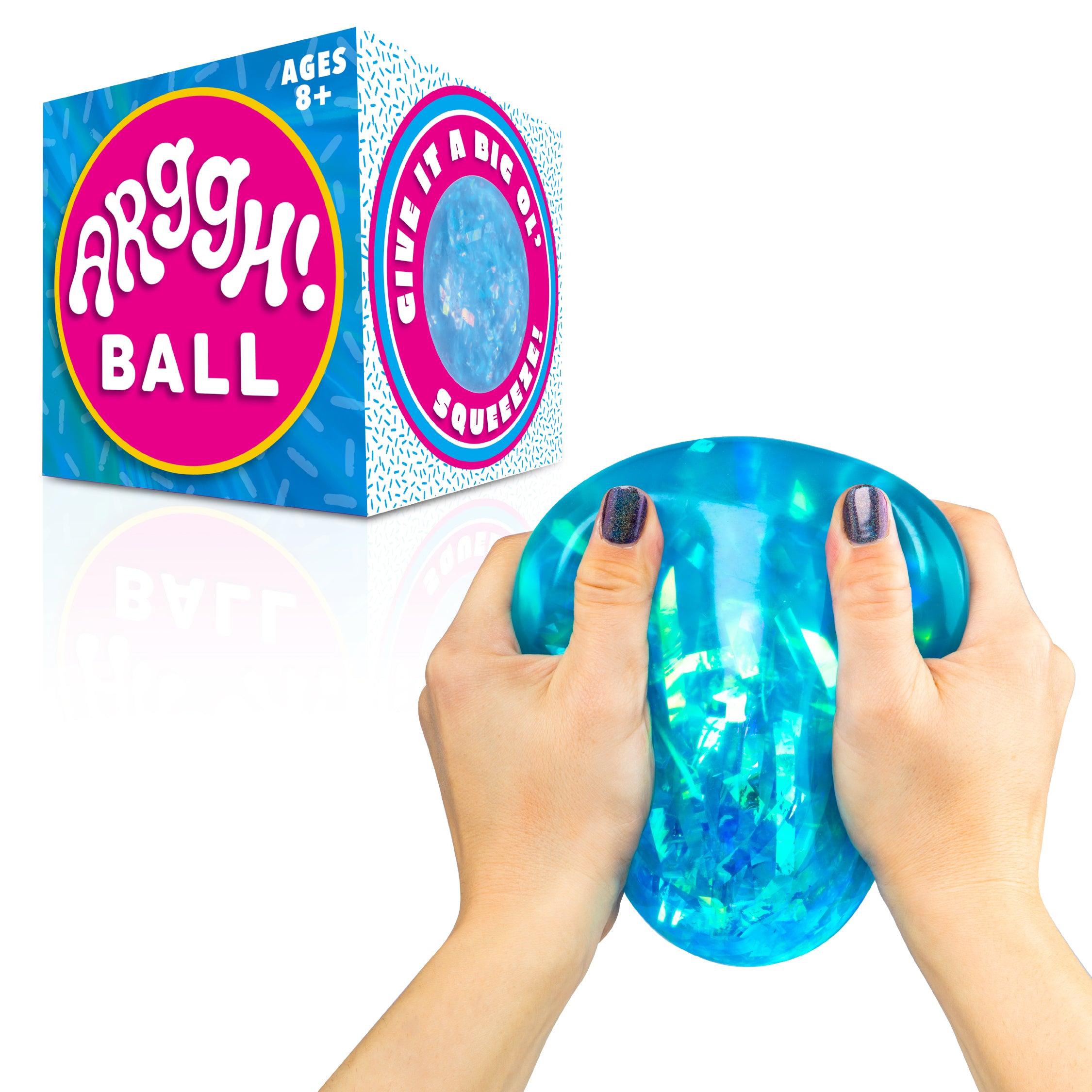 Power Your Fun Arggh! Medium Glitter Stress Ball