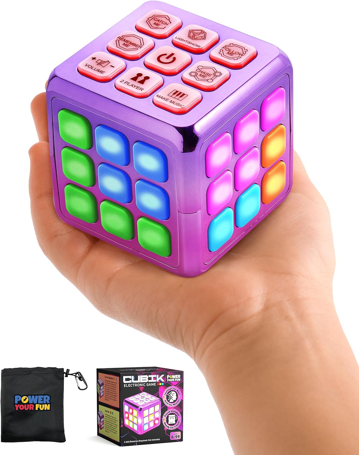 Cubik LED Metallic - Pink/Purple