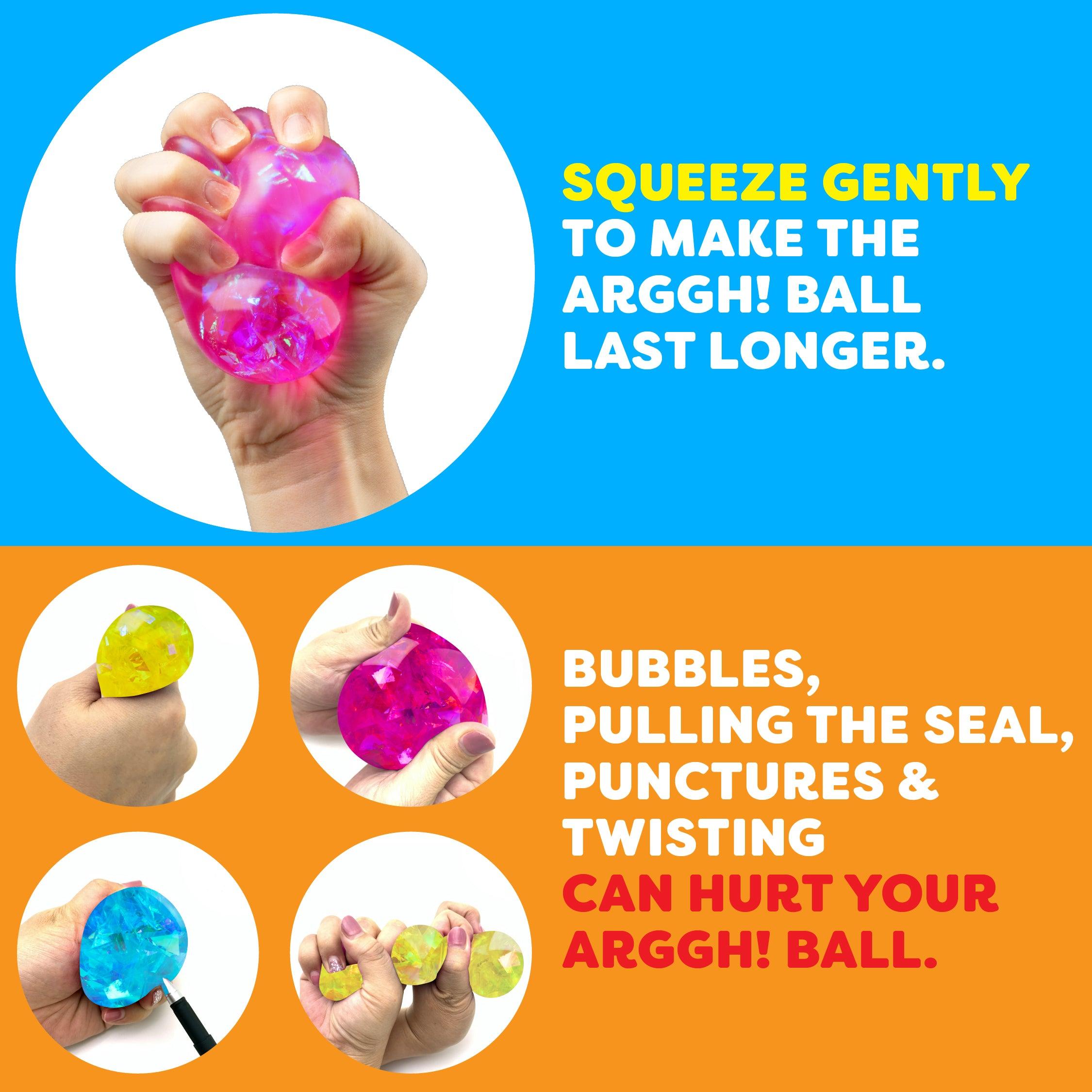 Power Your Fun Arggh! Mini Glitter Stress Balls