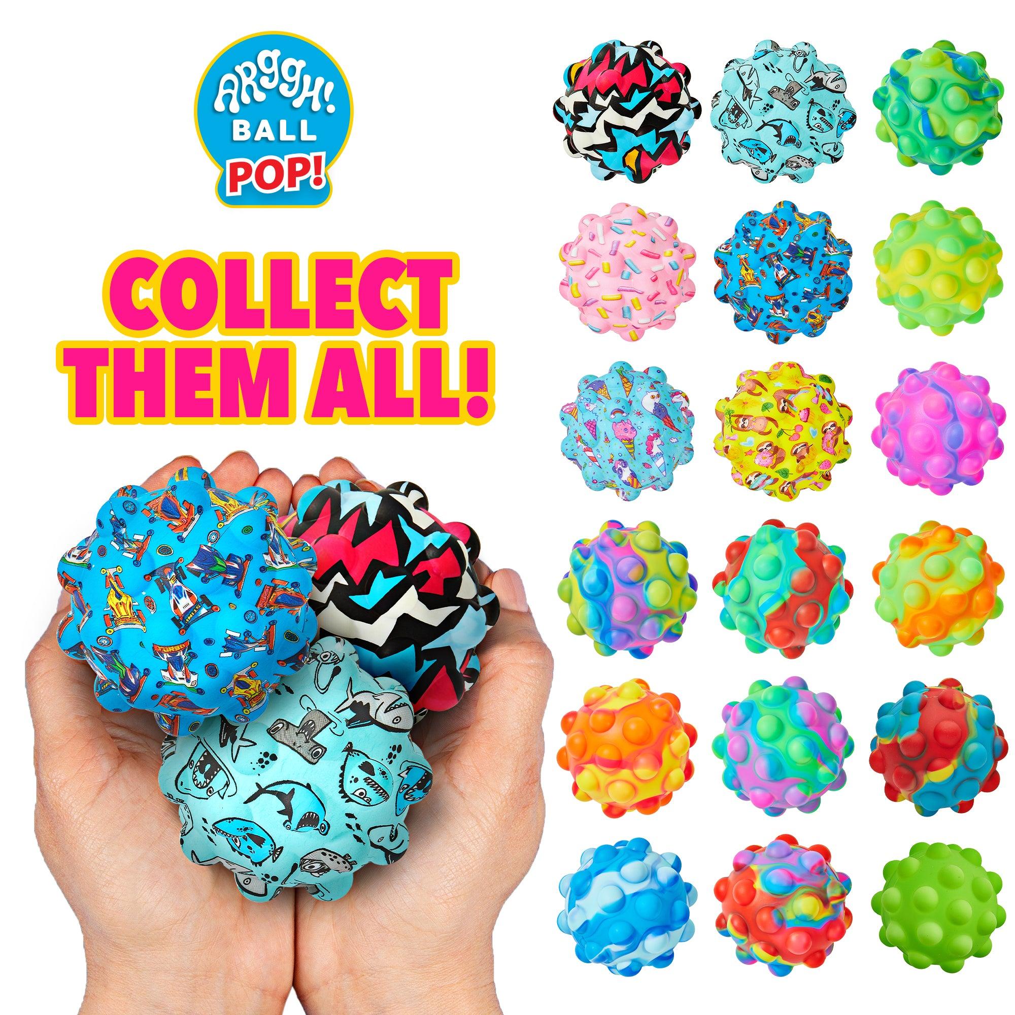 Power Your Fun Arggh Pop Ball Action 3pk - poweryourfun