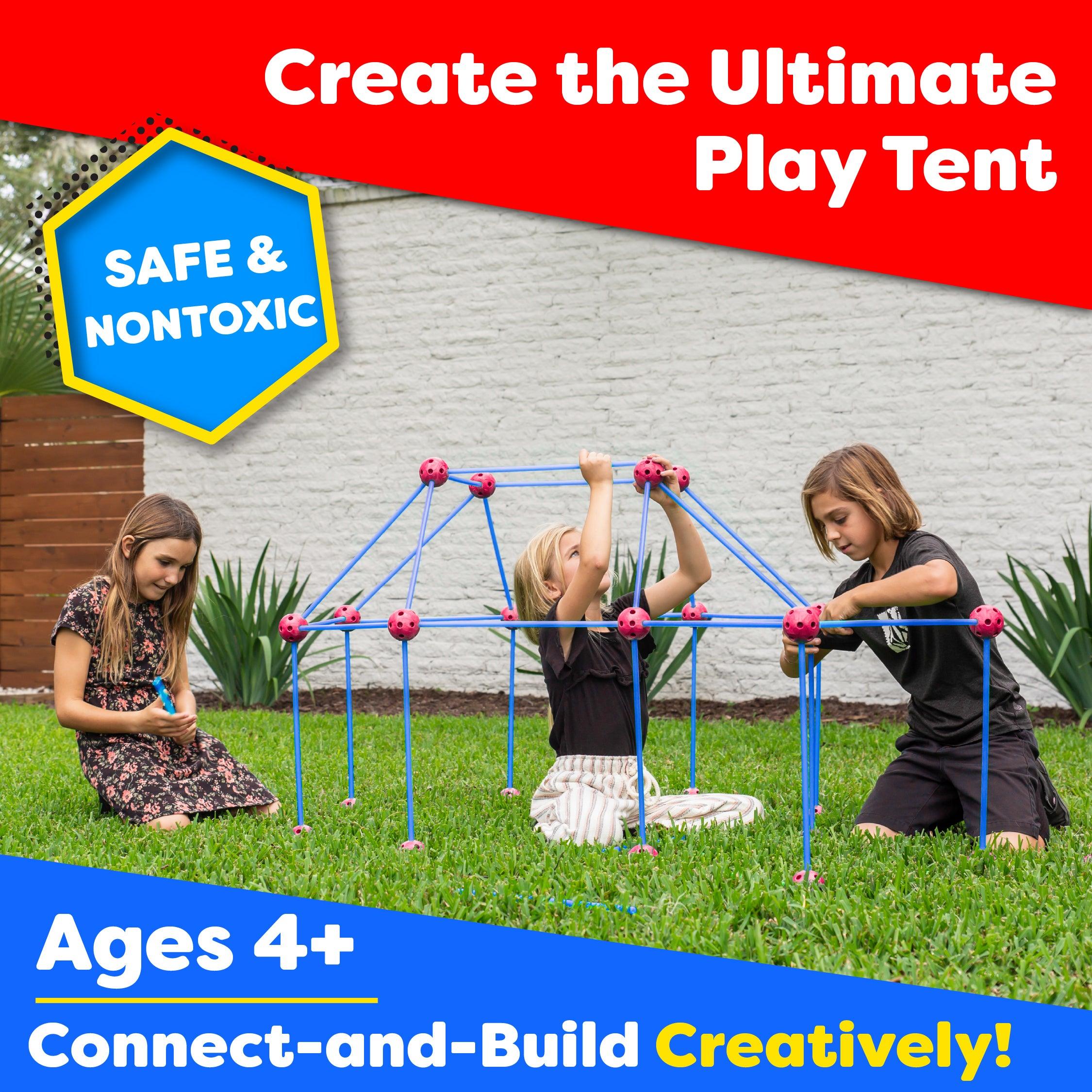 fort tents Power Your Fun 81pc Fun Forts Kids Tent Version 2