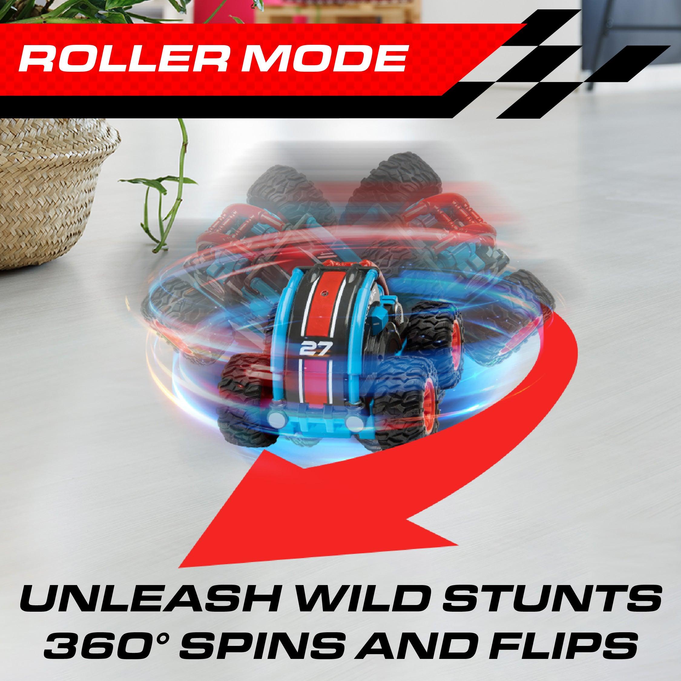 Power Your Fun Stunt Roller Mini Remote Control Car