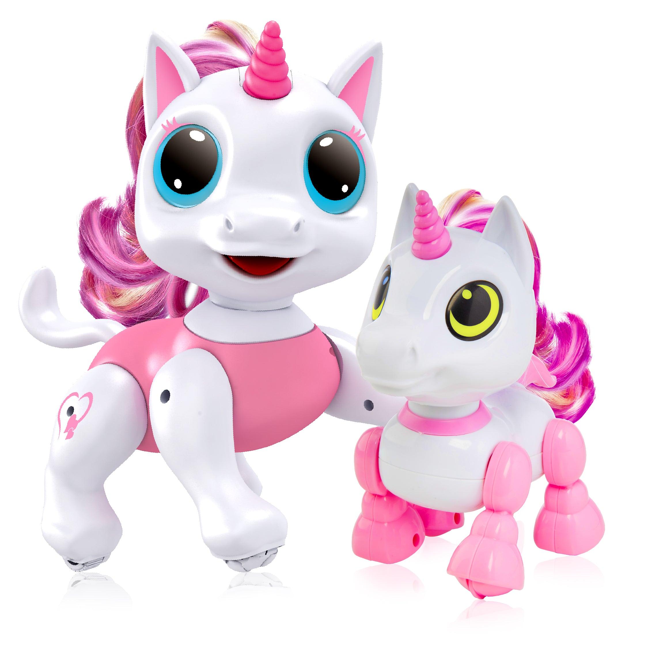 Power Your Fun Robo Pets Unicorn Toys 2pk